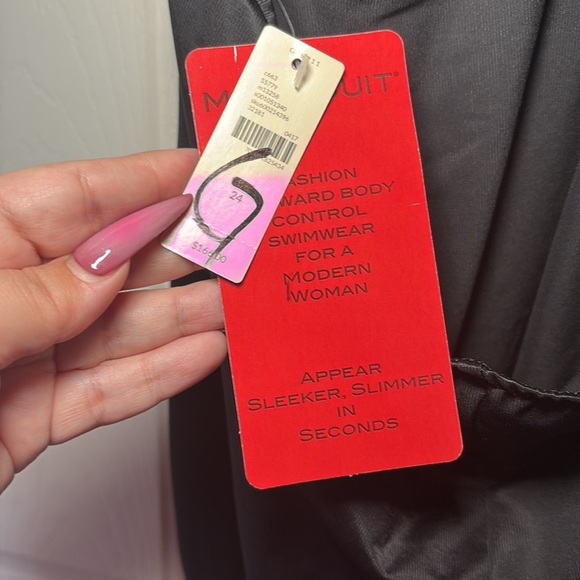 Magicsuit Yves Floral One Piece Halter Swimsuit - Picture 7 of 7